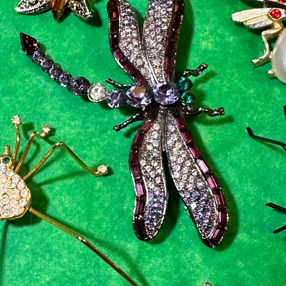 LOT of 6 I - nsect Bug Brooches / Pins - Picture 3 of 9